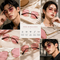แว่นกันแดด Waen Waen เลนส์สีชมพู